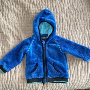Tiny Minymo fleece hooded jacket | 12m